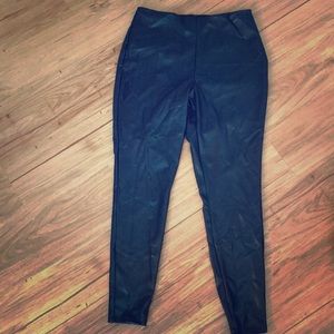 Never Worn Halogen Faux Leather Pants